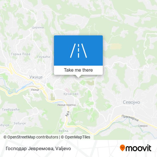 Господар Јевремова map