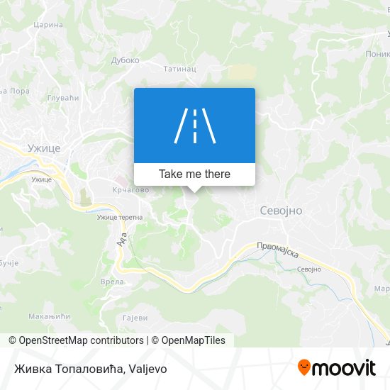 Живка Топаловића map