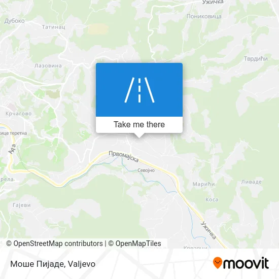 Моше Пијаде map