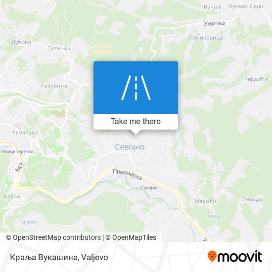 Краља Вукашина map