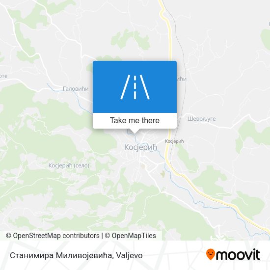 Станимира Миливојевића map