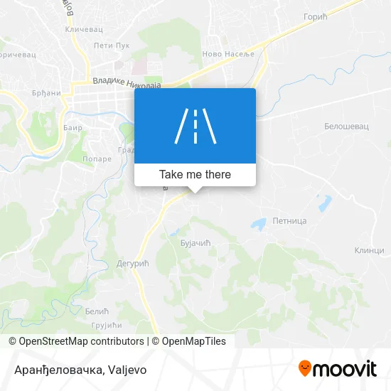 Аранђеловачка map