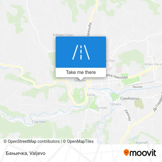 Бањичка map