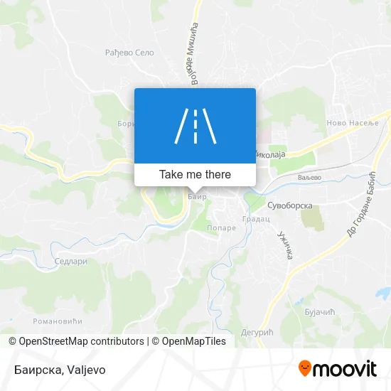 Баирска map