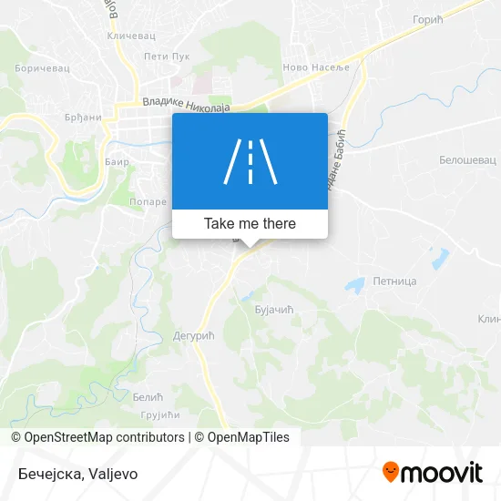 Бечејска map