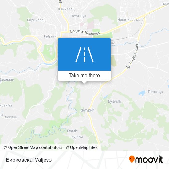 Биоковска map