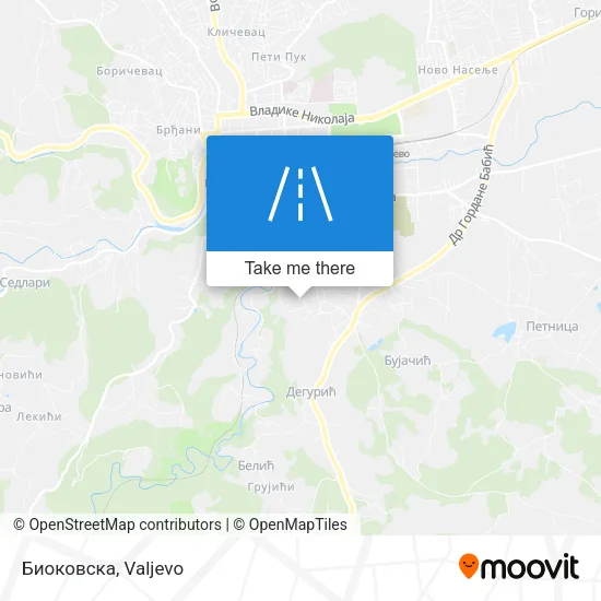 Биоковска map