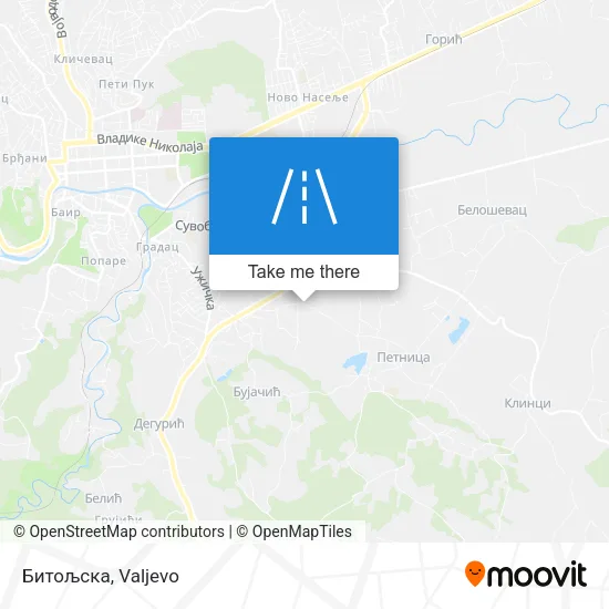 Битољска map