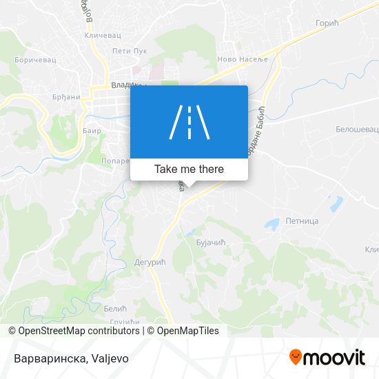 Варваринска map