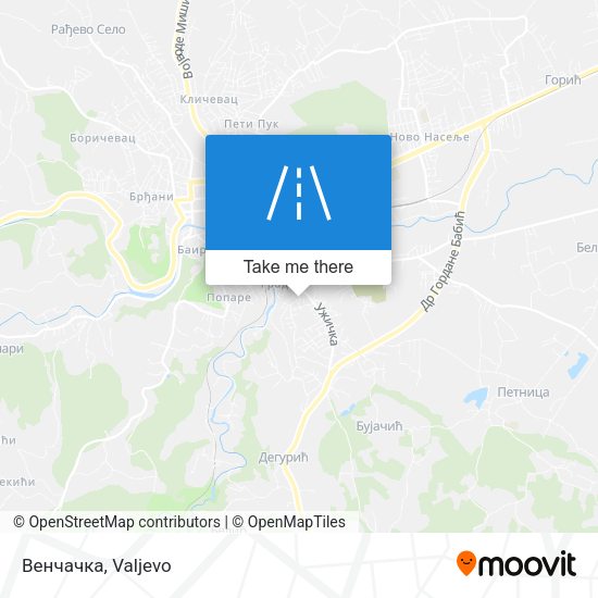 Венчачка map