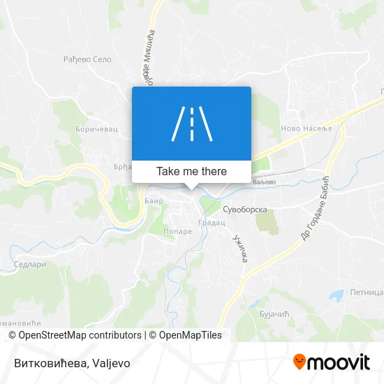 Витковићева map