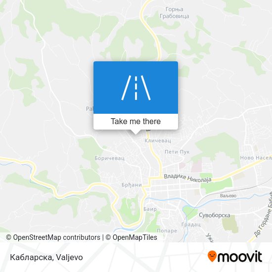Кабларска map