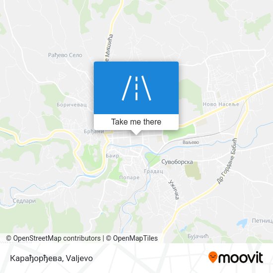 Карађорђева map
