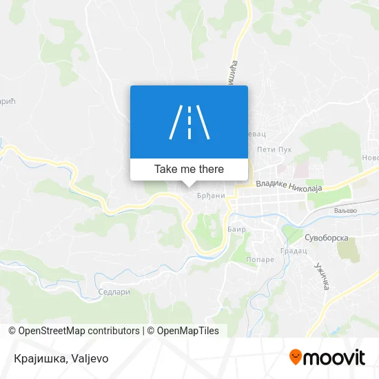 Крајишка map