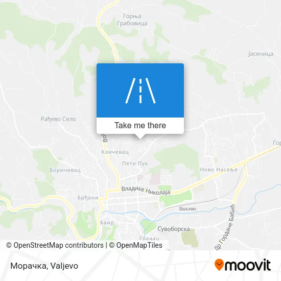 Морачка map