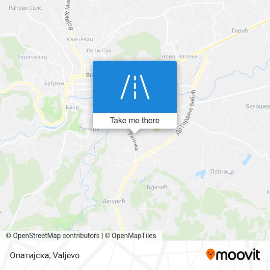 Опатијска map