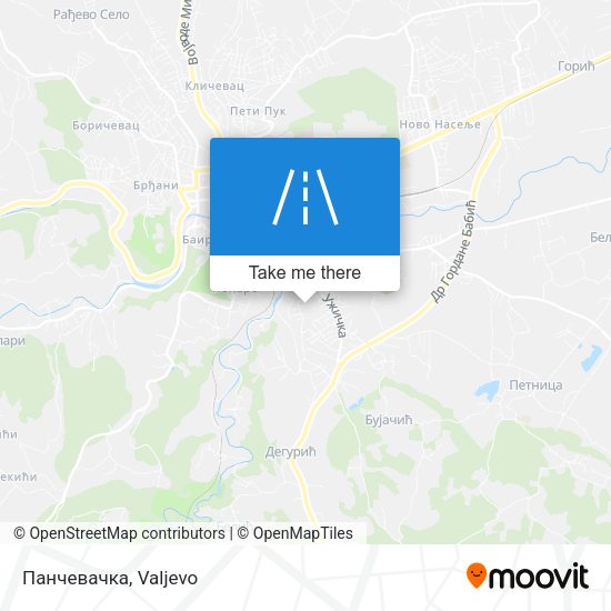 Панчевачка map