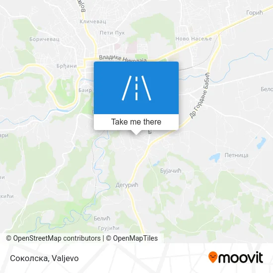 Соколска map