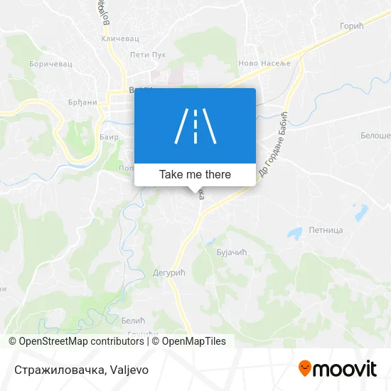 Стражиловачка map
