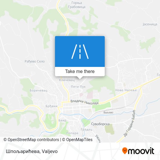 Шпољарићева map