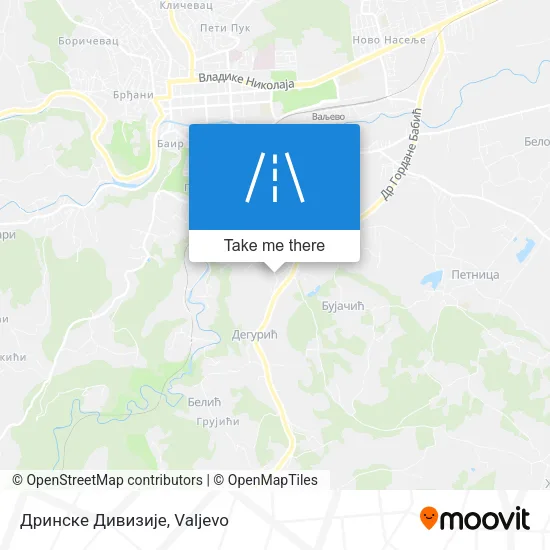 Дринске Дивизије map