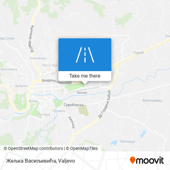 Жељка Васиљевића map