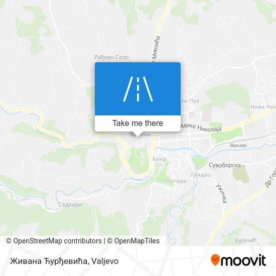Живана Ђурђевића map