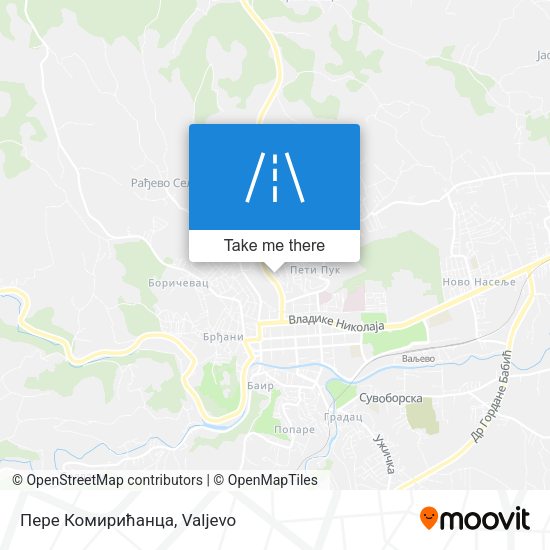 Пере Комирићанца map