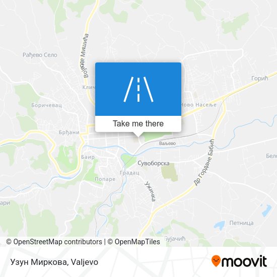 Узун Миркова map