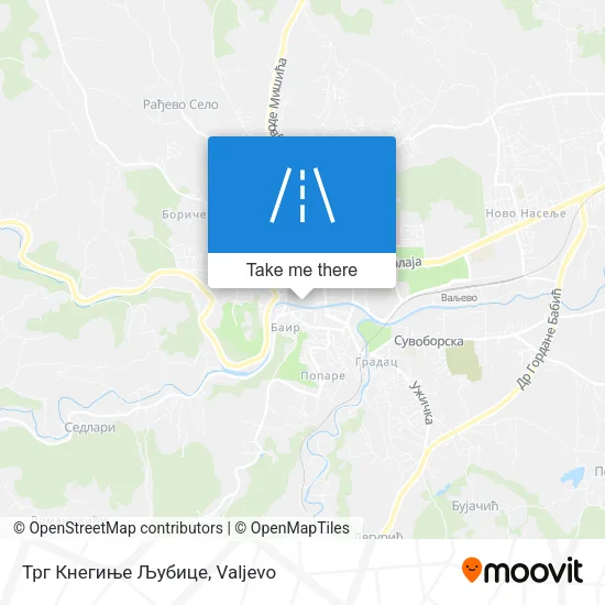 Трг Кнегиње Љубице map