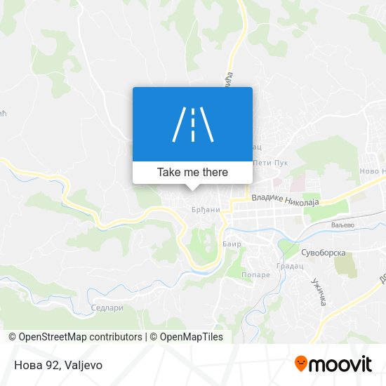 Нова 92 map