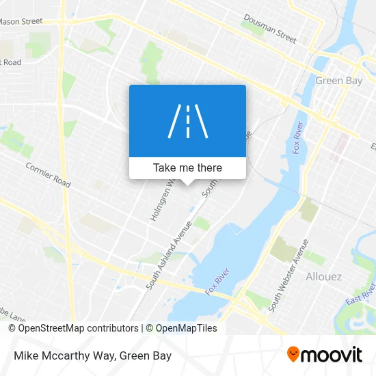 Mike Mccarthy Way map