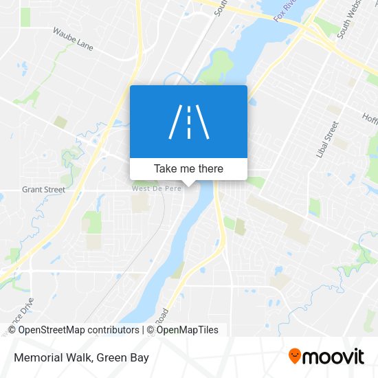 Memorial Walk map