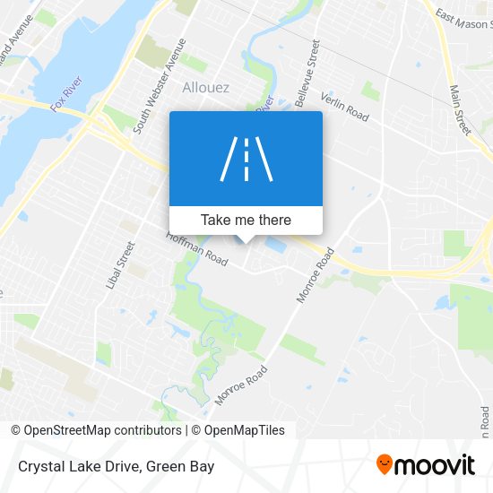 Mapa de Crystal Lake Drive