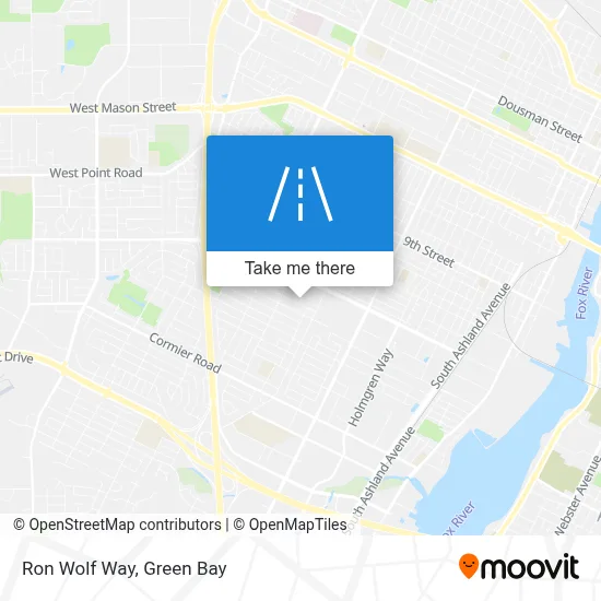 Ron Wolf Way map
