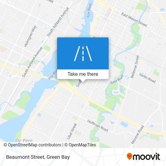 Mapa de Beaumont Street