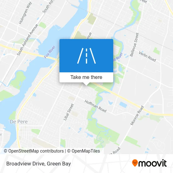 Broadview Drive map
