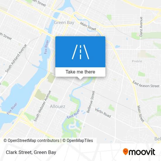 Clark Street map