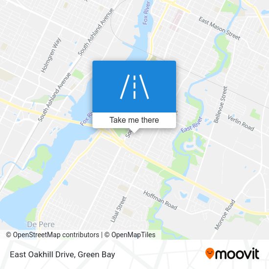 Mapa de East Oakhill Drive