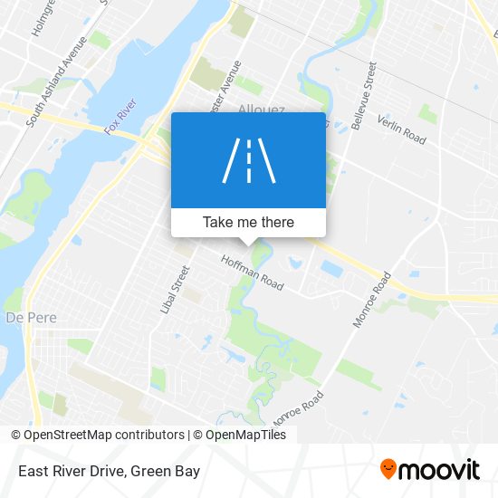 Mapa de East River Drive