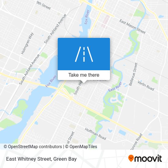 East Whitney Street map
