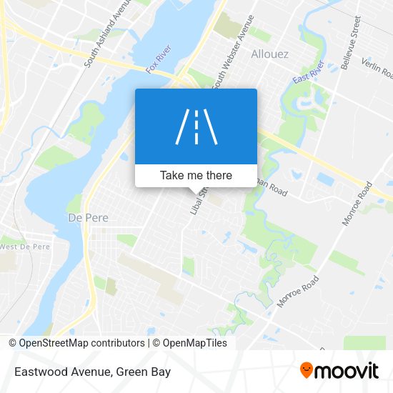 Mapa de Eastwood Avenue