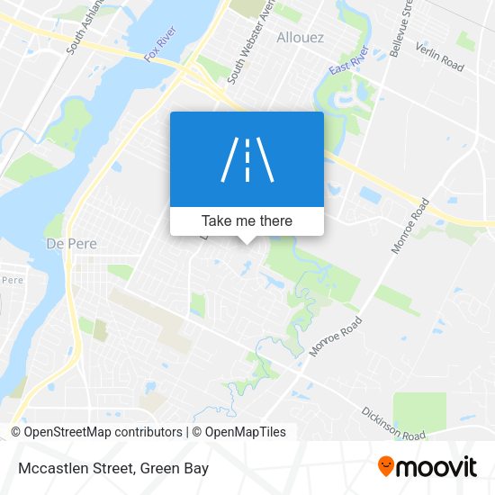 Mccastlen Street map