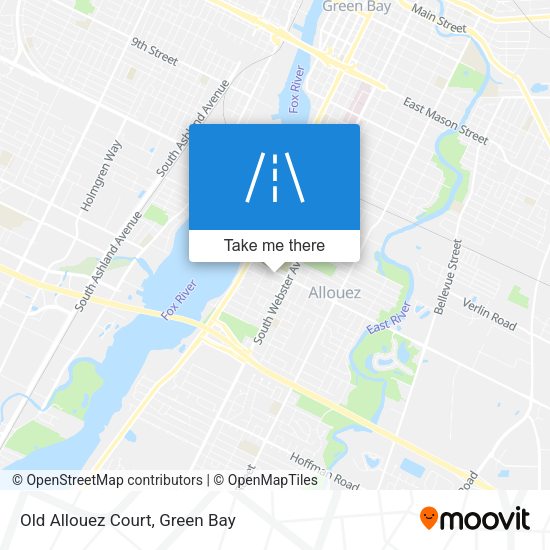 Old Allouez Court map