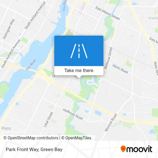 Park Front Way map