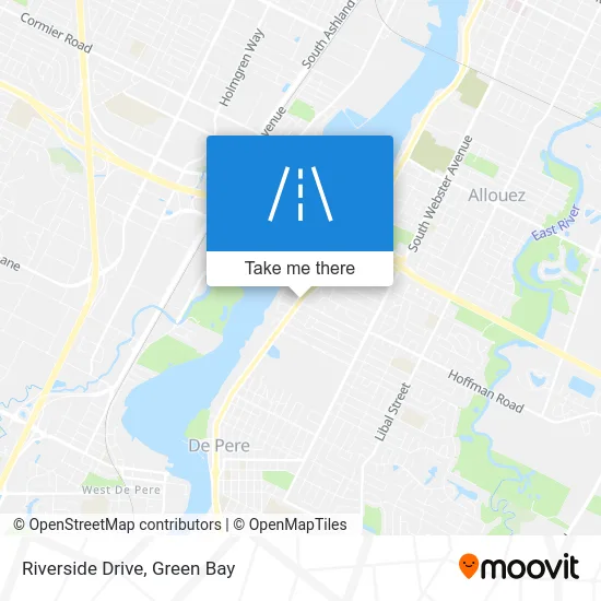 Riverside Drive map