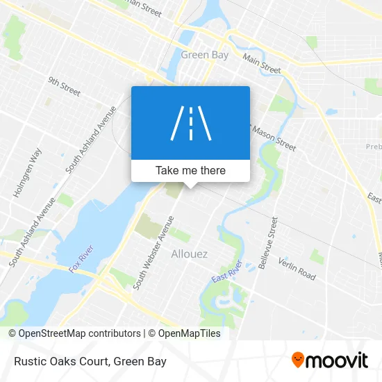 Rustic Oaks Court map