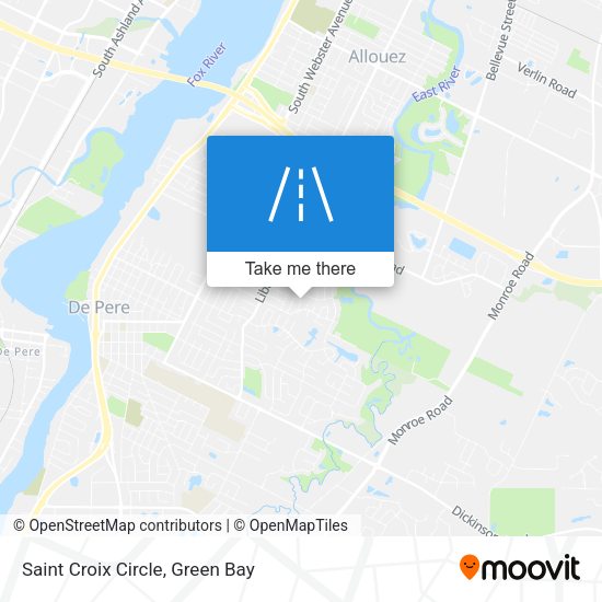 Saint Croix Circle map