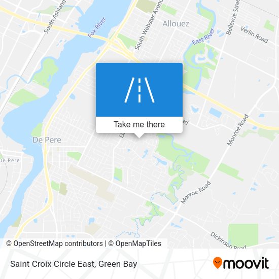 Mapa de Saint Croix Circle East