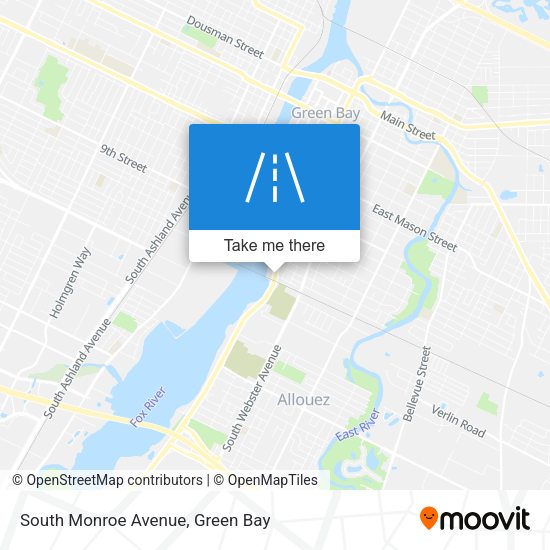 South Monroe Avenue map